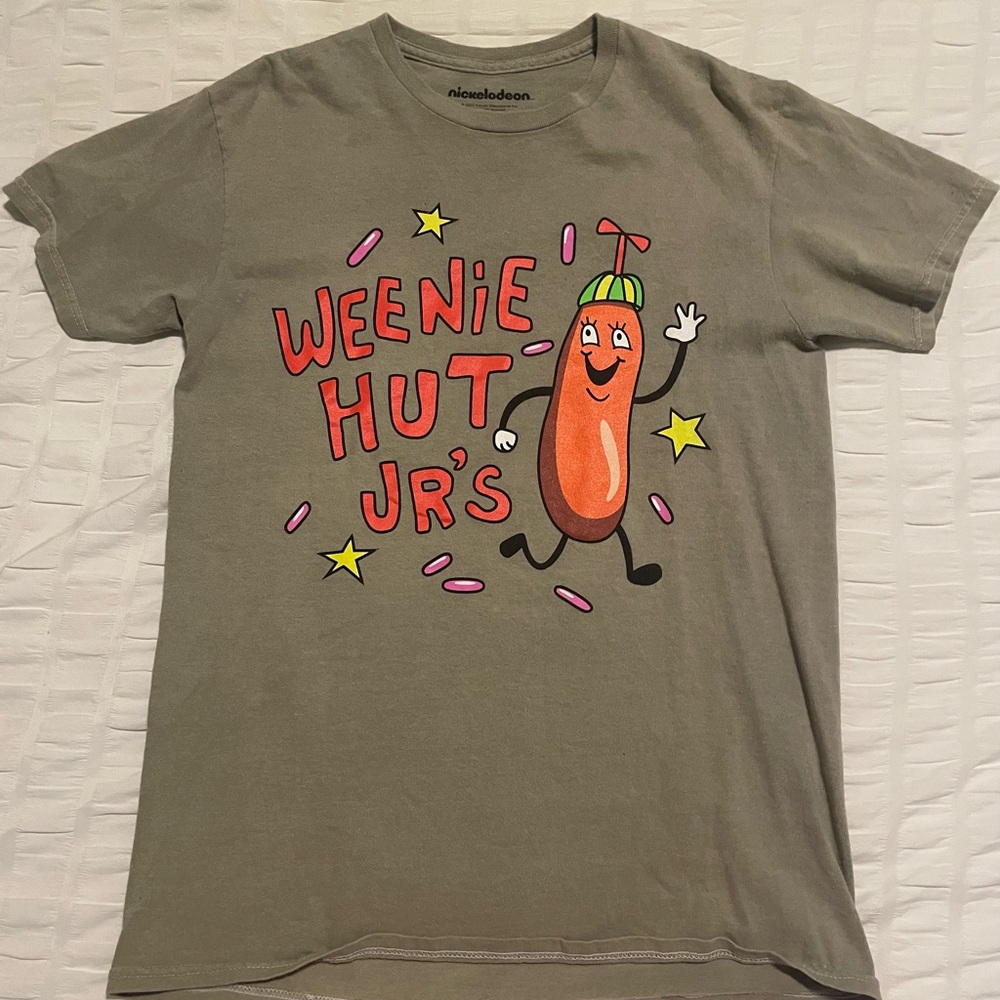SpongeBob Weenie Hut Jr’s Green-Grey T Shirt S